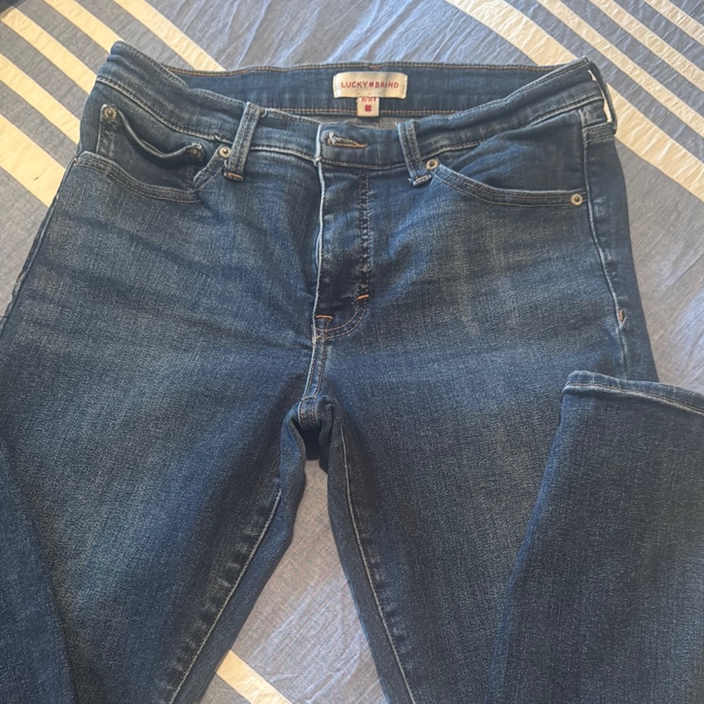 LUCKY BRAND MID RISE AVA SKINNY JEANS